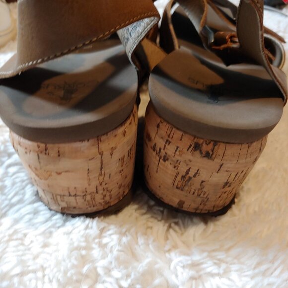 Corkys Womens Platform Wedge Sandal 10 - Picture 8 of 12